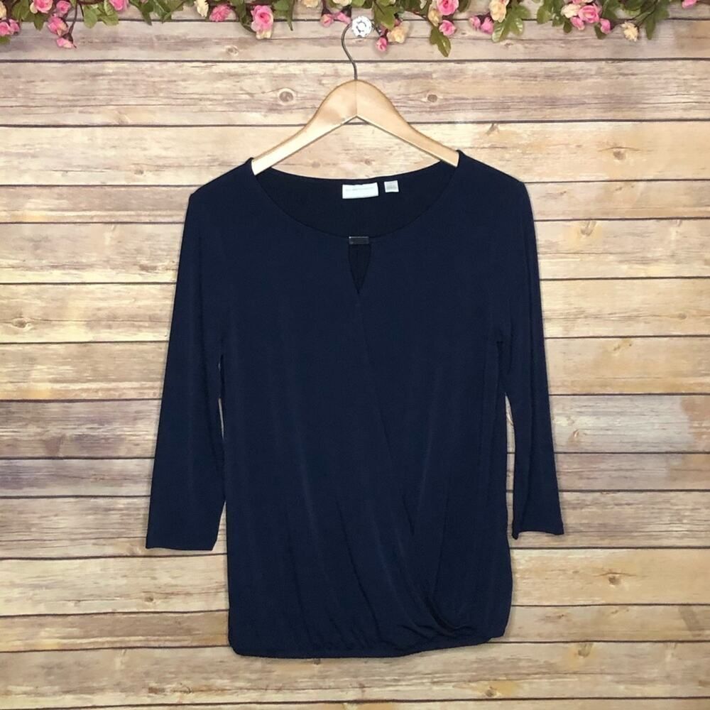 🌷5 for $25 New York & Company Navy Blue Top